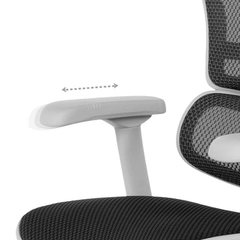 Ергономичен офис стол Ergohuman Elite 2 черен-сива рамка